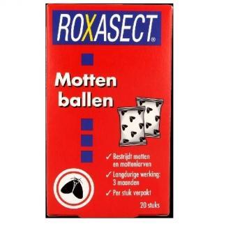 Mottenballen | Roxasect | 20 stuks (Kledingmotten), Dieren en Toebehoren, Overige Dieren-accessoires, Nieuw, Verzenden