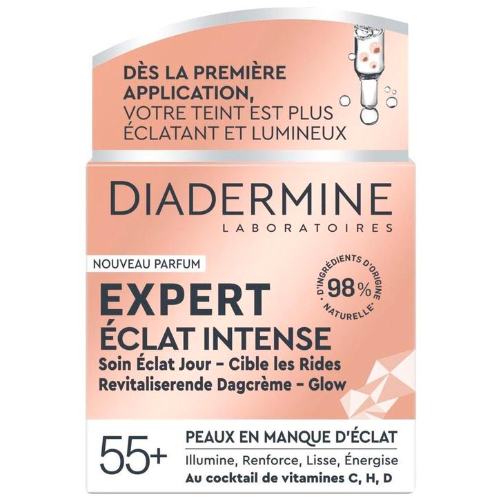 Diadermine Expert Active Glow Dagcrème, Sieraden, Tassen en Uiterlijk, Uiterlijk | Lichaamsverzorging, Nieuw, Verzenden