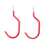 Benson Stalen ophanghaken - 15 cm - rood - set van 2, Ophalen of Verzenden, Nieuw