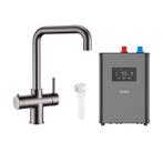 Kokend water kraan | Gun metal | Zwart | 3-1| KWK3-1VGM-3PAK, Ophalen of Verzenden, Nieuw