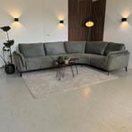 Groene hoekbank In house 310x205cm - GRATIS BEZORGING, Huis en Inrichting, Banken | Bankstellen, Hout, Hoekbank, 300 cm of meer