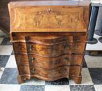 Secretaire - Wortelnotenhout - Mobiel vouwbaar schrijftafel, Antiek en Kunst