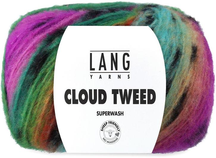 Lang Yarns Cloud Tweed - 11 Lentebloei - Merinowol Garen, Hobby en Vrije tijd, Breien en Haken, Ophalen of Verzenden