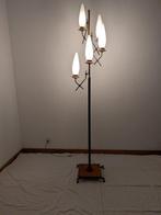 Staande lamp - Messing, IJzer, Glas