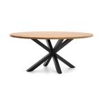 *WOONWINKEL* Kave Home Argo Ovale Eettafel Acacia Hout Met S, Verzenden, Nieuw