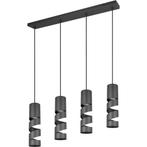 LED Hanglamp - Trion Meser - GU10 Fitting - 4-lichts -, Huis en Inrichting, Lampen | Hanglampen, Ophalen of Verzenden, Nieuw, Metaal