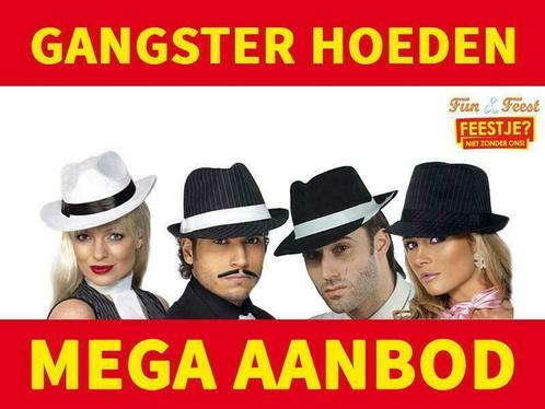 Gangsterhoeden - Mega aanbod maffia hoeden, Kleding | Heren, Carnavalskleding en Feestkleding, Accessoires, Nieuw, Ophalen of Verzenden