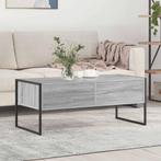 vidaXL Salontafel met lade Grijs Sonoma 100 x 46 x 40 cm, Minder dan 50 cm, Verzenden, Nieuw, Minder dan 50 cm
