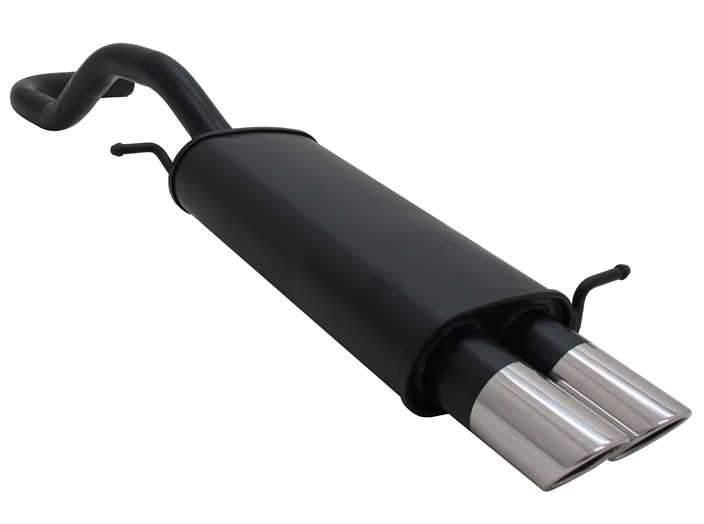 Novus sportuitlaat Seat Ibiza 2x76mm SR einddemper, Auto-onderdelen, Uitlaatsystemen, Nieuw, Verzenden