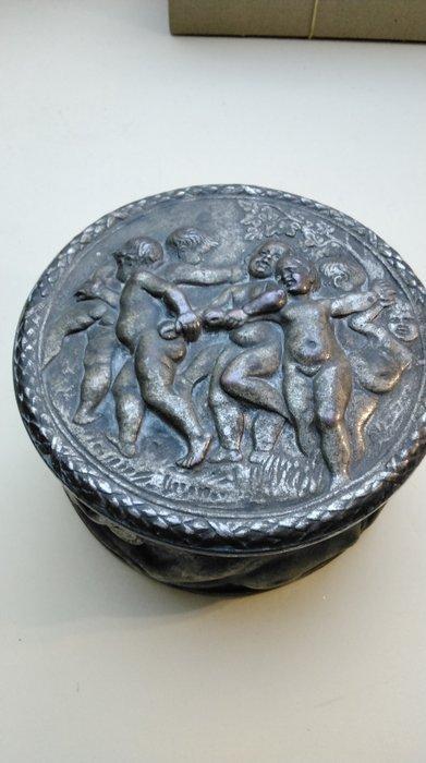 Dini E Cellai Signa - Doos - Brons - Oude cherubijnen doosje, Antiek en Kunst, Curiosa en Brocante