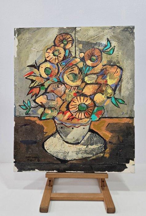 Miquel Torner de Semir (1938) - Explosión floral, Antiek en Kunst, Kunst | Schilderijen | Klassiek
