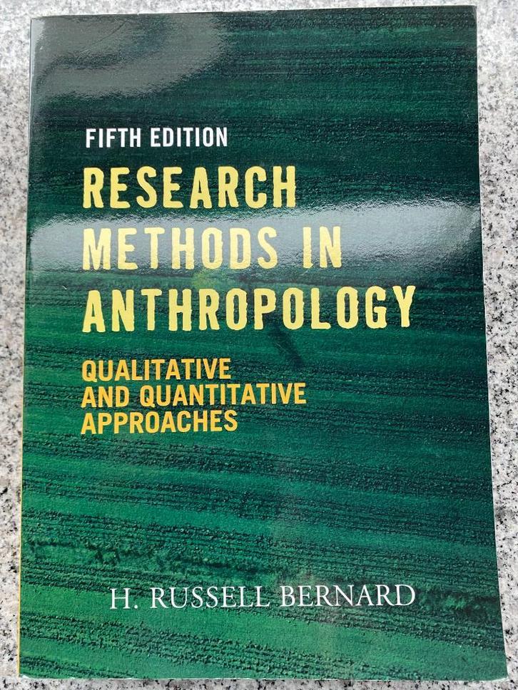 Research Methods in Anthropology  (H. Russel Bernard), Boeken, Studieboeken en Cursussen, Nieuw, Verzenden