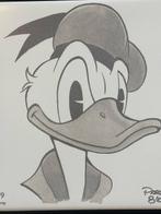 Patrick Block - Donald Portrait - hand-signed art tile - 1/9, Nieuw