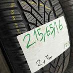 2 x Semperit Speed Grip 2 215-65-16 Winterbanden 7mm, Auto-onderdelen, 16 inch, Band(en), Personenwagen, Gebruikt