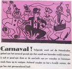 Spotprent over een carnaval nummer van de Notenkraker, Verzenden