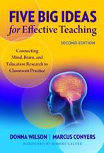 Five Big Ideas for Effective Teaching 9780807763773, Boeken, Zo goed als nieuw