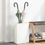 vidaXL Paraplu Standaard met opslag Wit 28 x 12 x 41 cm, Huis en Inrichting, Woonaccessoires | Paraplubakken, Verzenden, Nieuw