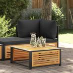 vidaXL Tuintafel 68x68x30 cm massief acaciahout, Tuin en Terras, Tuinsets en Loungesets, Verzenden, Nieuw, Hardhout