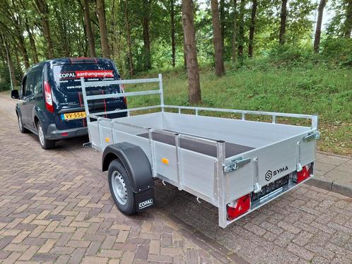 NIEUW geremde bakwagens 257x131cm - 1350kg - hout/aluminium, Auto diversen, Aanhangers en Bagagewagens, Nieuw, Ophalen