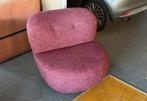 Draaifauteuil Blur Luxe mixed weave paars lounge fauteuil, Huis en Inrichting, Fauteuils, Ophalen, Nieuw, 75 tot 100 cm, 50 tot 75 cm