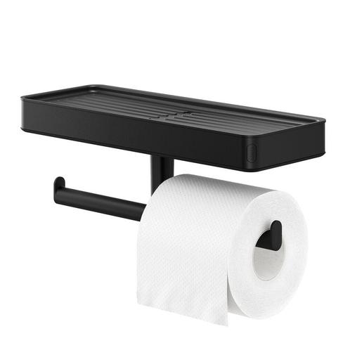 Toiletrolhouder Tiger Carv met Planchet Zwart, Doe-het-zelf en Verbouw, Sanitair, Bad, Nieuw, Ophalen of Verzenden