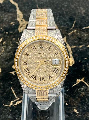 Rolex Datejust 41 - Roman -New  126303 - Iced Out - Diamonds