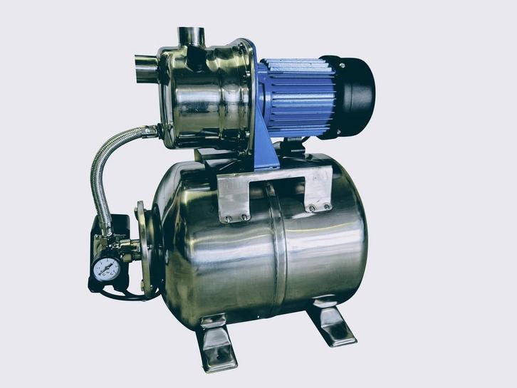 Borg Hydrofoorpomp 1000 watt - RVS vat -, Tuin en Terras, Waterpompen, Hydrofoorpomp, Nieuw, Elektrisch, Ophalen of Verzenden