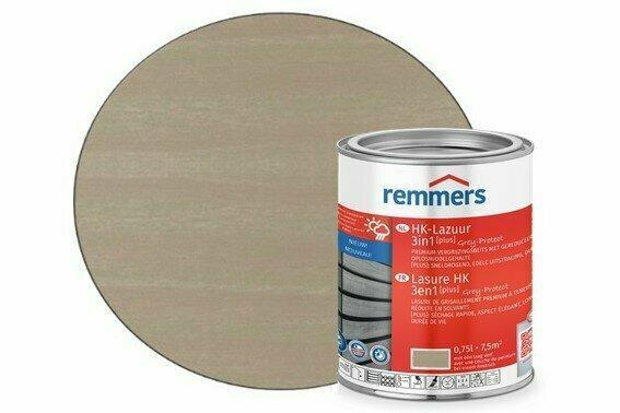Remmers HK-lazuur Plus | Grey Protect Zandgrijs, Doe-het-zelf en Verbouw, Verf, Beits en Lak, Verzenden