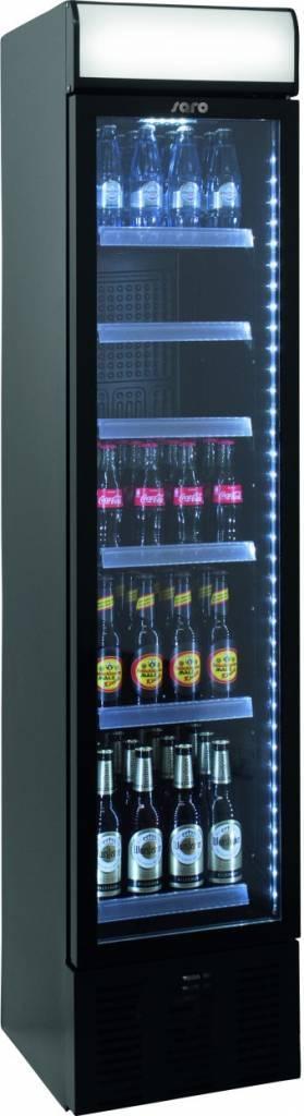 Smalle Flessenkoelkast met Glazen Deur | 40 (B)x 46 (D)x..., Zakelijke goederen, Horeca | Keukenapparatuur, Verzenden