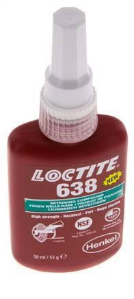 Loctite 638 Groene 50 Ml Voorgelockte Lijm, Doe-het-zelf en Verbouw, Overige Doe-het-zelf en Verbouw, Nieuw, Verzenden