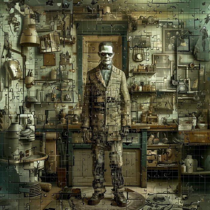 David Law - Dark Icons - Frankenstein II, Antiek en Kunst, Kunst | Designobjecten