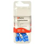 Ratio Kabelschoen Stift 12mm 1,5-2,5mm² - Pen - Blauw - 10st, Verzenden, Nieuw