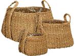 Mica Decorations Plantenmand - Set van 3 - H25 x Ø35 cm -, Tuin en Terras, Bloempotten, Verzenden, Nieuw