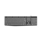 Natec Nautilus NKL-1507 bekabeld slim toetsenbord  zwart, Bedraad, Nieuw, Multimediatoetsen, Ophalen of Verzenden