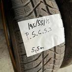 2 x Pirelli 185-55-15 Winterbanden 5,5mm, Auto-onderdelen, Gebruikt, 15 inch, Band(en), Personenwagen