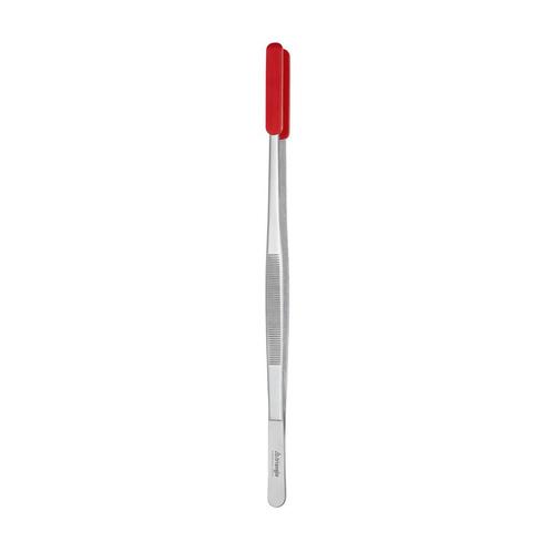 Triangle RVS Keukenpincet met Siliconen Dopjes – 30 cm –, Tuin en Terras, Barbecue-accessoires, Nieuw, Ophalen of Verzenden