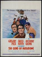 the Guns of Navarone - Window Card - Gregory Peck & David, Nieuw