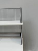 Boekenkast met glazen achterkant, Huis en Inrichting, Kasten | Boekenkasten, Ophalen, Met plank(en), Gebruikt, 100 tot 150 cm