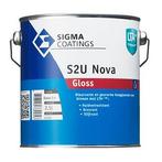 Sigma S2U Nova Gloss - Ral 9010 - 1 liter (LAKVERF), Doe-het-zelf en Verbouw, Verf, Beits en Lak, Overige kleuren, Nieuw, Ophalen of Verzenden