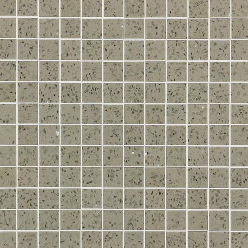 Kwarts Composiet Mozaïektegel Grijs Gepolijst 30x30 cm, Doe-het-zelf en Verbouw, Tegels, 20 tot 40 cm, 20 tot 40 cm, 10 m² of meer