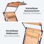2dekans | LifeGoods Opvouwbare Tuinstoelen - Verstelbaar, Tuin en Terras, Ophalen of Verzenden, Gebruikt