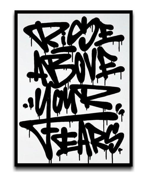 Asko - Rise - XXL Canvas - Graffiti Art, Antiek en Kunst, Kunst | Schilderijen | Modern