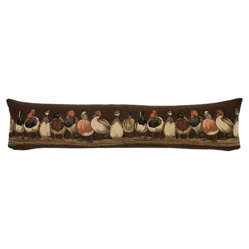 gobelin tochtkussen eenden bruin 20x90cm, Huis en Inrichting, Woonaccessoires | Overige, Verzenden