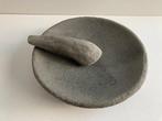 Vijzel - Graniet - Oude stenen vijzel, Antiek en Kunst