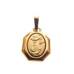 Gouden hanger van de doop van een kind/baby (religieus), Ophalen of Verzenden, Gebruikt, Goud, Overige merken