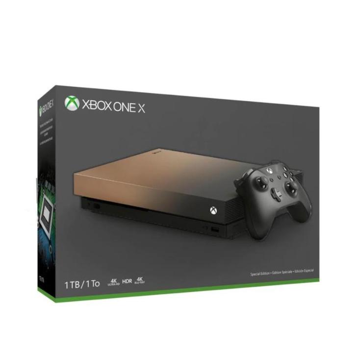 Xbox One X Console - 1TB - Gold Rush Edition, Spelcomputers en Games, Spelcomputers | Xbox One, Ophalen of Verzenden