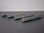 Minitrix N - Model treinwagon (4) - In originele plastic, Nieuw