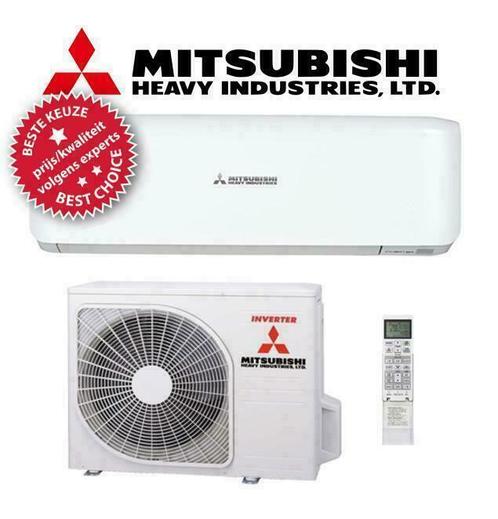 Verwarmen Mitsubishi Heavy Industries split unit warmtepomp, Witgoed en Apparatuur, Airco's, Nieuw, Wandairco, Afstandsbediening