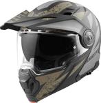 Bogotto FG-102 Safari Fiberglas Enduro Helm Zwart Grijs, Motoren, Kleding | Motorhelmen, XXL, Nieuw met kaartje, Overige merken