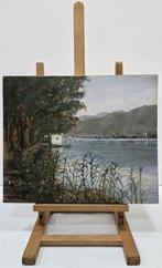 École Catalane (XX) - Le lac de Banyoles, Antiek en Kunst, Kunst | Schilderijen | Klassiek